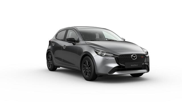 Mazda 2 e-Skyactiv G 90 6MT Homura | 16-inch lichtmetalen velgen, Black | 8-inch LCD touchscreen kleurenscherm | Achteruitrijcamera