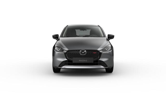 Mazda 2 e-Skyactiv G 90 6MT Homura | 16-inch lichtmetalen velgen, Black | 8-inch LCD touchscreen kleurenscherm | Achteruitrijcamera