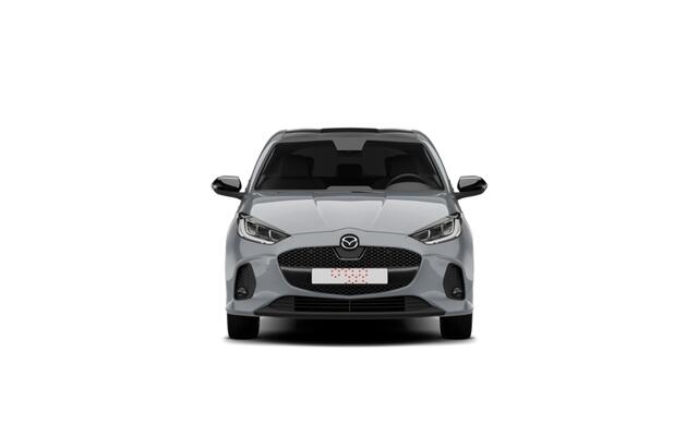 Mazda 2 Hybrid Prime-Line | 15-inch stalen velgen met wielcover, Silver | Achteruitrijcamera | Bandenspanningwaarschuwingssysteem