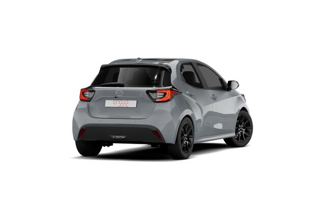 Mazda 2 Hybrid Prime-Line | 15-inch stalen velgen met wielcover, Silver | Achteruitrijcamera | Bandenspanningwaarschuwingssysteem