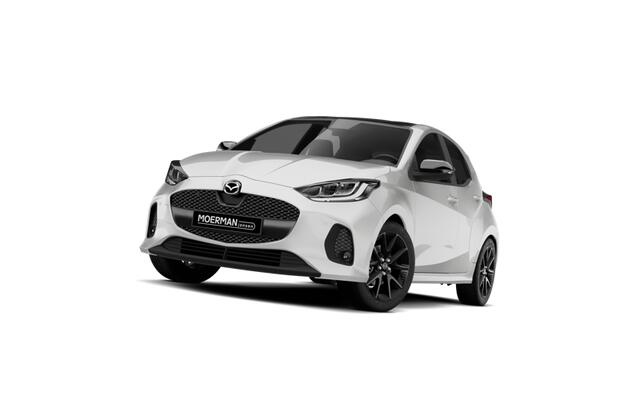 Mazda 2 Hybrid Prime-Line | 15-inch stalen velgen met wielcover, Silver | Achteruitrijcamera | Bandenspanningwaarschuwingssysteem