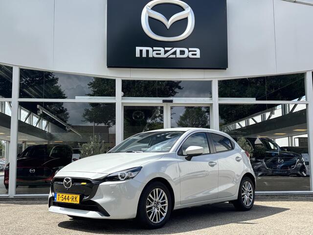 Mazda 2 1.5 e-SkyActiv-G 90 Exclusive-Line 1e Eig., NL-Auto, Dealer Ond., Navigatie, Apple Carplay / Android Auto, A-Rij-Camera, Rondom zicht Camera, Head-Up, Licht metaal, Parkeerhulp
