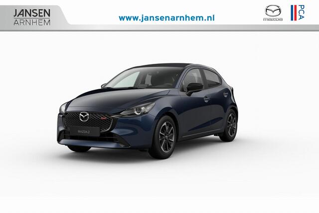 Mazda 2 Homura Aka | 8-inch LCD touchscreen kleurenscherm | Achteruitrijcamera | Automatisch dimmende binnenspiegel