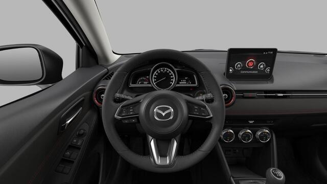 Mazda 2 Homura Aka | 8-inch LCD touchscreen kleurenscherm | Achteruitrijcamera | Automatisch dimmende binnenspiegel