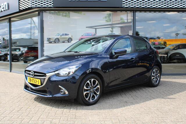 Mazda 2 1.5 Skyactiv-G Dynamic+ Trekhaak, Cruise, Navi, PDC, Airco, Bluetooth, LMV 16 Inch