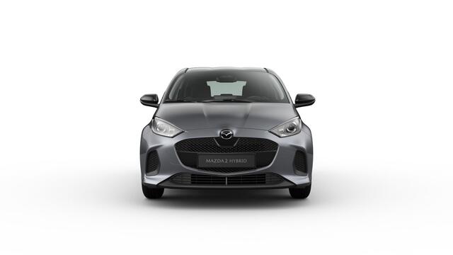 Mazda 2 Hybrid Prime-Line | 15-inch stalen velgen met wielcover, Silver | Achteruitrijcamera | Bandenspanningwaarschuwingssysteem