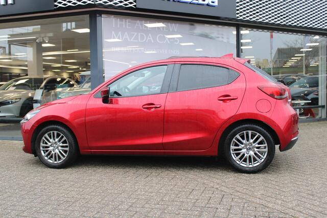 Mazda 2 1.5 Skyactiv-G Luxury , i-Activesense pakket, Navi, Camera, Clima, All Season, Stoel/stuurverwarming, Cruise, Apple Carplay, Android Auto, LMV 16 Inch, HUD, LKA, PDC