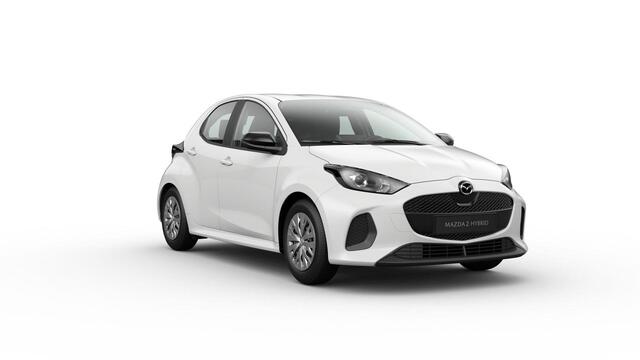 Mazda 2 Hybrid Prime-Line | 15-inch stalen velgen met wielcover, Silver | Achteruitrijcamera | Bandenspanningwaarschuwingssysteem