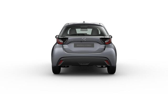 Mazda 2 Hybrid Prime-Line | 15-inch stalen velgen met wielcover, Silver | Achteruitrijcamera | Bandenspanningwaarschuwingssysteem