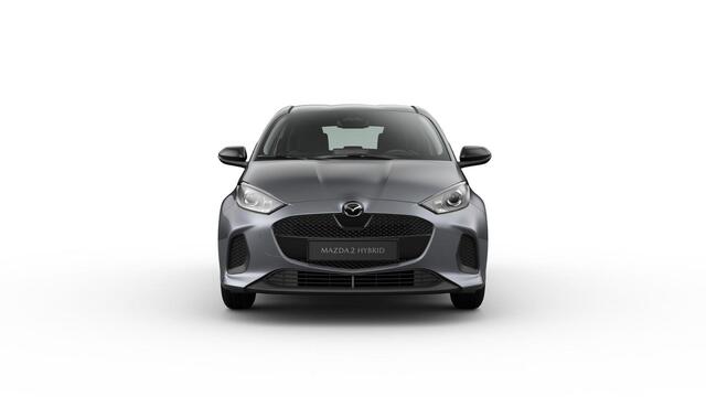 Mazda 2 Hybrid Prime-Line | 15-inch stalen velgen met wielcover, Silver | Achteruitrijcamera | Bandenspanningwaarschuwingssysteem
