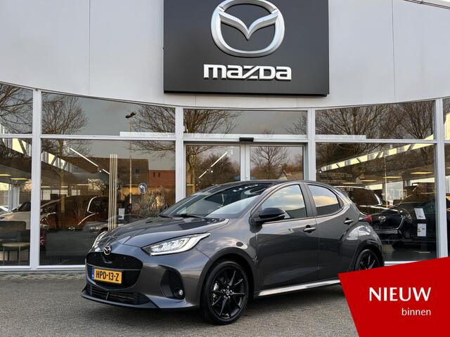 Mazda 2 Hybrid 1.5 Homura Plus NL-Auto, Navigatie, Apple Carplay /Android auto, 17 inch LM Black, Cruise Controle Ad., Panorama dak, A.Rij-Camera, Keyless Entry/Start, Draadloos tel. laden