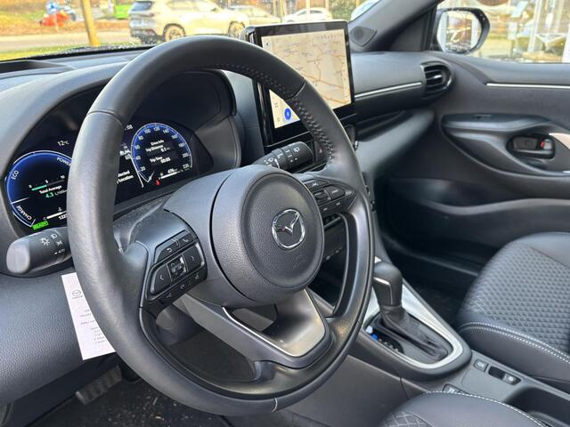 Mazda 2 Hybrid 1.5 Homura Plus NL-Auto, Navigatie, Apple Carplay /Android auto, 17 inch LM Black, Cruise Controle Ad., Panorama dak, A.Rij-Camera, Keyless Entry/Start, Draadloos tel. laden