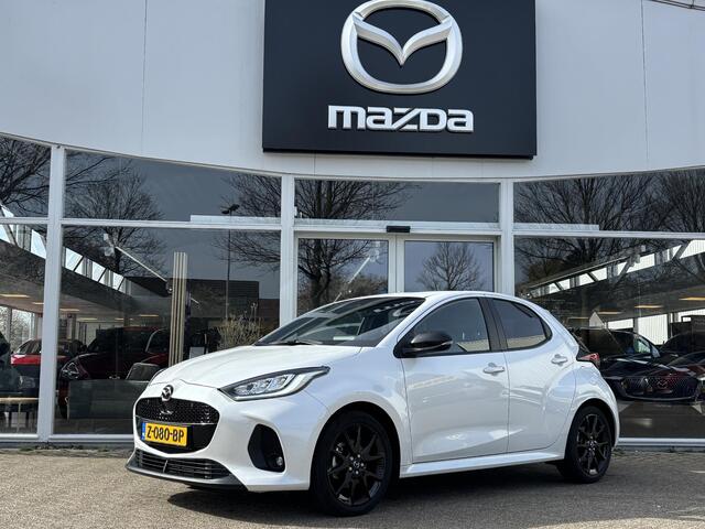 Mazda 2 Hybrid 1.5 Homura 1e Eig., NL-Auto, Apple Carplay/ Android Auto, A-Rij-Camera, Parkeerhulp vóór, Key-Less, Trekhaak, Stoelverwarming , Stuurverwarming, LM Black.