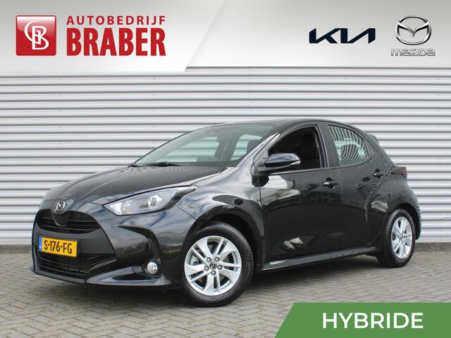 Mazda 2 Hybrid 1.5 Agile | Trekhaak | Stuur-/stoelverwarming | Camera | Cruise adapt. | Clima | Apple Carplay/Android Auto | 15" LM | Dealeronderhouden |