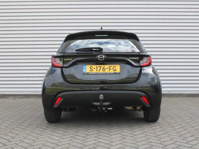 Mazda 2 Hybrid 1.5 Agile | Trekhaak | Stuur-/stoelverwarming | Camera | Cruise adapt. | Clima | Apple Carplay/Android Auto | 15" LM | Dealeronderhouden |