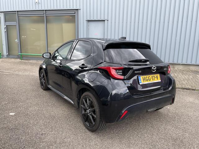 Mazda 2 Hybrid 1.5 Homura Plus , Automaat, Panoramadak, Navi, Clima, Adap.Cruise, Camera, Stuur/Stoelverwarming, Apple Carplay, Android Auto, HUD, PDC, LKA, BSM
