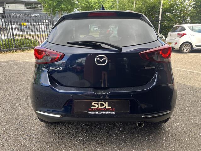 Mazda 2 1.5 Skyactiv-G Signature // LED // DODEHOEK // LEDER-ALCANTARA // CLIMA // STOEL+STUURVERWARMING // NAVI+CARPLAY //