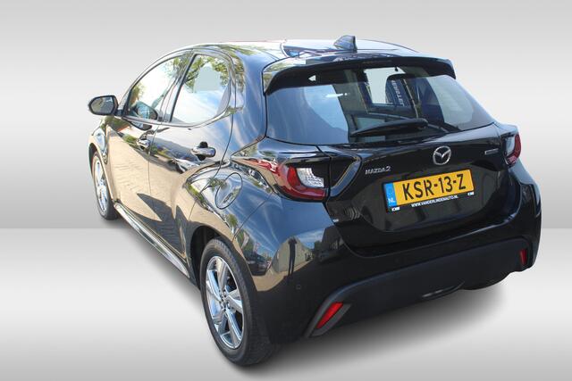 Mazda 2 Hybrid 1.5 Exclusive-line Cruise control adaptief met stop&go I Dodehoek detectie l Parkeersensor achter I Parkeersensor voor l Parkeercamera l Nieuw model