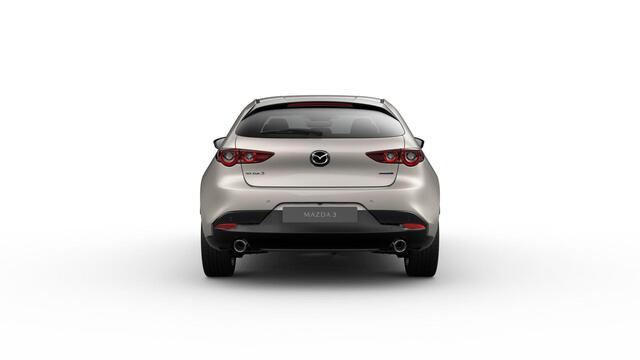 Mazda 3 Hatchback e-Skyactiv X 186 6AT Nagisa | 7-inch digitale meterset | Achteruitrijcamera | Active Driving Display (ADD), projectie in de voorruit: kleuren head-up display met belangrijkste rij-informatie