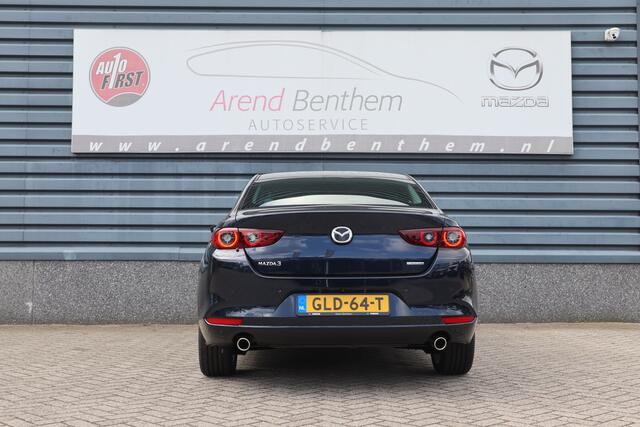 Mazda 3 2.0 e-SkyActiv-G M Hybrid 150 Exclusive-line - Demo - Zwart leer - 360 camera - 18" lmv
