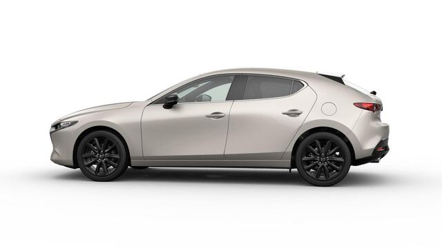 Mazda 3 Hatchback e-Skyactiv G 140 6AT Nagisa | 7-inch digitale meterset | Achteruitrijcamera | Active Driving Display (ADD), projectie in de voorruit: kleuren head-up display met belangrijkste rij-informatie
