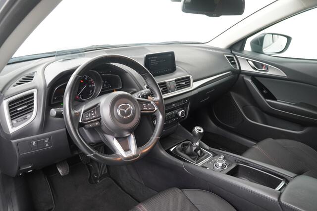 Mazda 3 BWJ 2019 2.0 SkyActiv-G 120 PK SkyLease+ XENON / NAVI / CLIMA / CRUISE / STOELVERW. / STUURVERW. / CAMERA / LMV / PDC / HEADUP DISPLAY