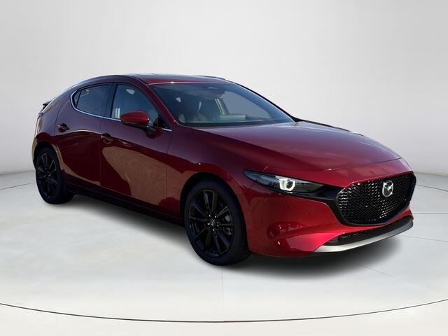 Mazda 3 2.0 e-SkyActiv-X M Hybrid 186 Takumi | Sunroof | Automaat | Stoel/stuurverwarming | BOSE- Premium audio | Elektrische geheugen stoelen | Lederen bekleding | Apple carplay/ Android auto | 360* camera | Full led adaptive |