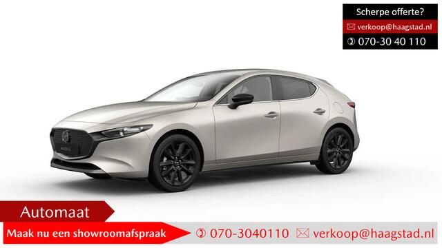 Mazda 3 2.5 e-SkyActiv-G M Hybrid 140 Homura Haagstad netto deal! (huidige nieuwprijs ¤38.940)