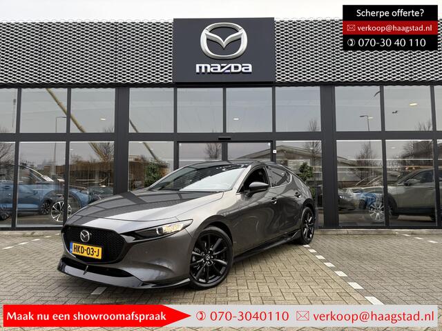 Mazda 3 2.5 e-SkyActiv-G M Hybrid 140 Homura BTW auto / Garantie t/m 03-2031 / Huidige nieuwprijs ¤40.375,- / Aero Pack