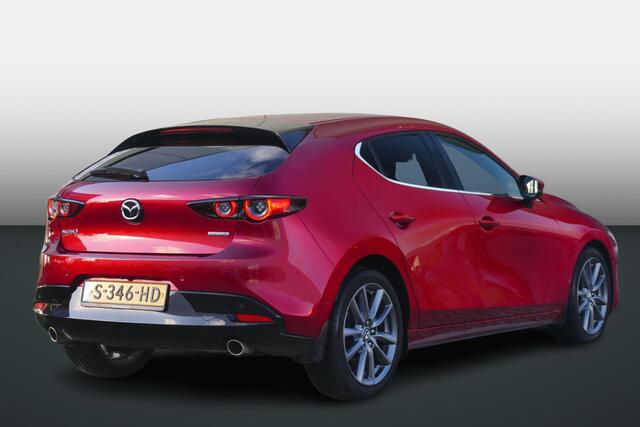 Mazda 3 2.0 e-SkyActiv-G M Hybrid 122 Luxury | 360* CAMERA | HEAD-UP | LEER | RIJKLAARPRIJS |