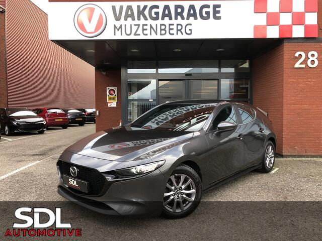 Mazda 3 2.0 e-SkyActiv-G M Hybrid 122 Comfort // ADAPT. CRUISE // DODEHOEK // 360 CAMERA+SENSOREN // CLIMA // HEAD-UP DISPLAY // STUUR+STOELVERWARMING //