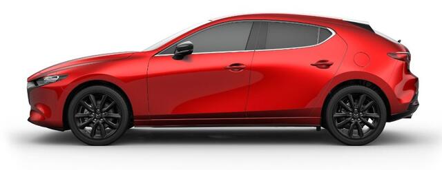 Mazda 3 2.5 e-SkyActiv-G M AUTOMAAT Hybrid 140 Homura NAVI | ACHTERUITRIJCAMERA |18 INCH LMV | APPLE CARPLAY ¤ 4000,- KORTING