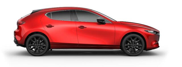 Mazda 3 2.5 e-SkyActiv-G M AUTOMAAT Hybrid 140 Homura NAVI | ACHTERUITRIJCAMERA |18 INCH LMV | APPLE CARPLAY ¤ 4000,- KORTING