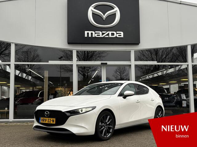 Mazda 3 2.5 e-SkyActiv-G M Hybrid 140 Exclusive-line NL- Auto, Navigatie, Apple Carplay /Android Auto, 360 Camera, Cruise Controle ad., Stoel verw., Stuur verw., Bose Audio