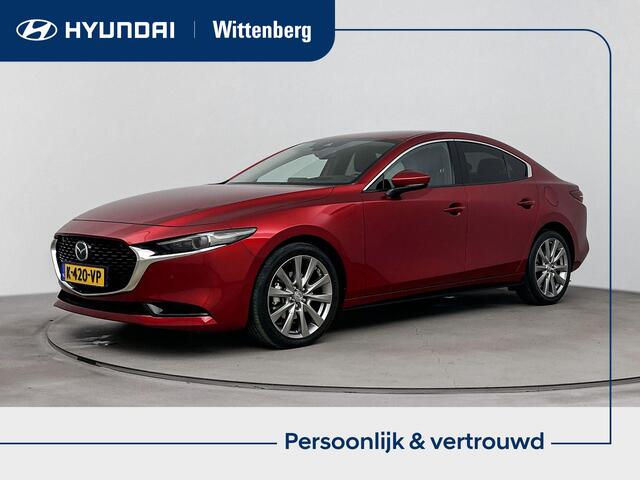 Mazda 3 2.0 e-SkyActiv-G M Hybrid 150 Sportive | Parkeersensoren | 18"inch LM Velgen | Metallic Lak | Apple Carplay/Android Auto | Achteruitrij Camera |