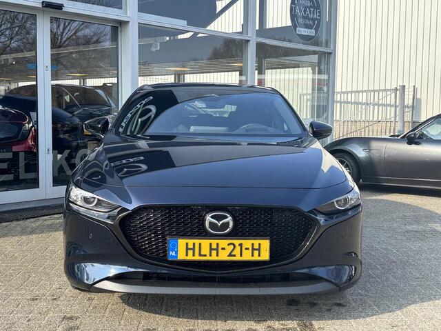 Mazda 3 2.5 e-SkyActiv-G M Hybrid 140 Homura NL-Auto, 1e Eig., Navigatie, Apple Carplay, Android Auto, Cruise Contr ad., Stoelverwarming, A-Rij-Camera, Parkeerhulp vóór, Audio-USB-C