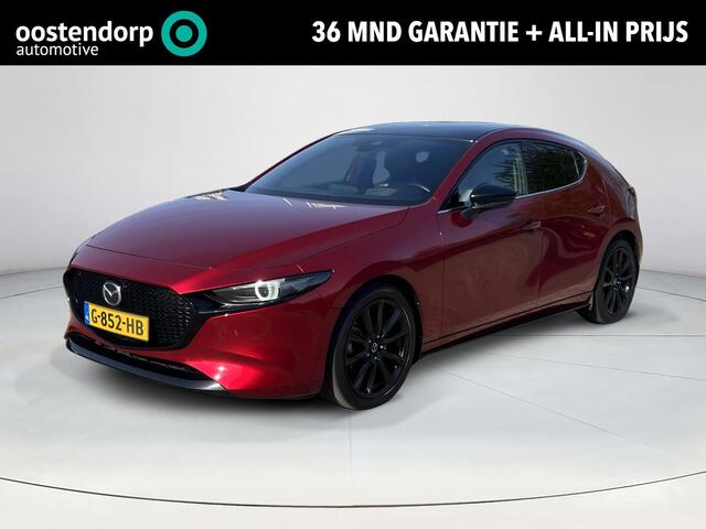 Mazda 3 2.0 e-SkyActiv-X M Hybrid 180 Luxury | Dealeronderhouden | Stoelgeheugen | Stoel en stuurverwarming | Climate Control | Achteruitrijcamera | Full adaptief led | Dodehoeksensoren | Bose |