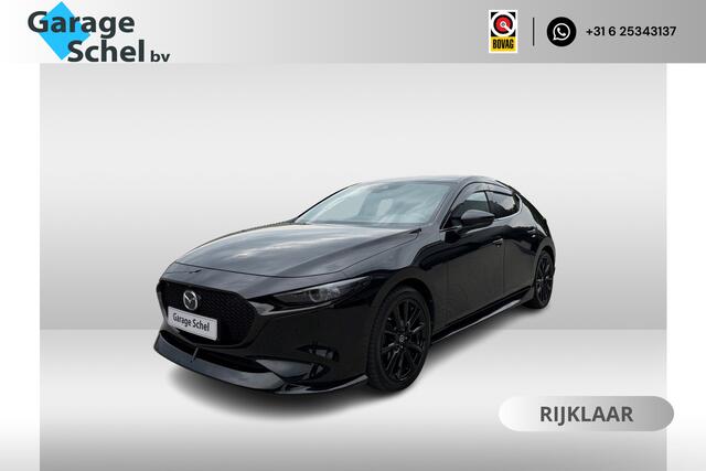 Mazda 3 2.0 e-SkyActiv-X M Hybrid 180 Luxury - ACC - Navi - Stoel-stuurverwarming - Leder - Camera - Rijklaar
