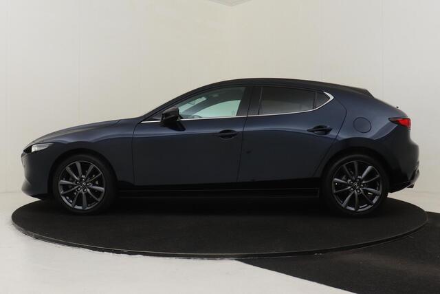 Mazda 3 2.5 E-SKYACTIV-G M HYBRID 140 TAKUMI -BOSE|360°CAM|HEAD-UP DISP.|LEDER|POWER-SEATS|STOEL/STUURVERW.|ADAP.CRUISE|BLIS|PRIVACY.GLAS|KEYLESS|18"