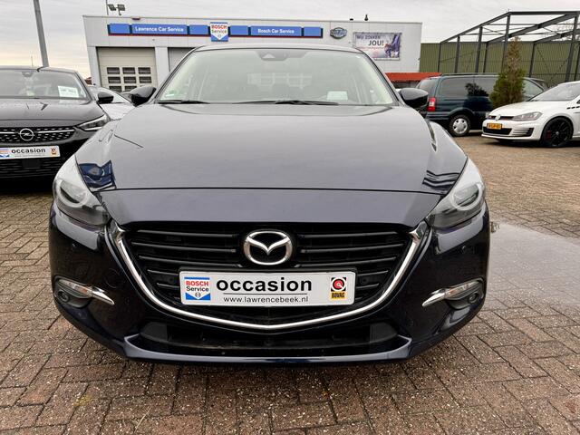 Mazda 3 2.0 SkyActiv-G 120 GT-M Sport | Automaat | Half Leer | Deep Crystal Bleu | Face-Lift | Dealer Onderhouden | Trekhaak optie | % Bovag Occasion Partner %