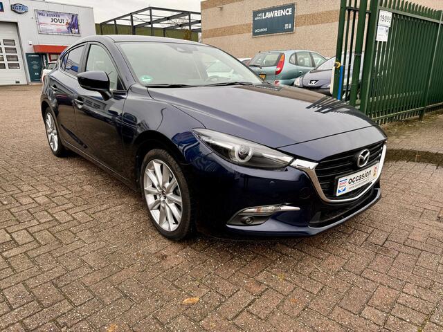 Mazda 3 2.0 SkyActiv-G 120 GT-M Sport | Automaat | Half Leer | Deep Crystal Bleu | Face-Lift | Dealer Onderhouden | Trekhaak optie | % Bovag Occasion Partner %