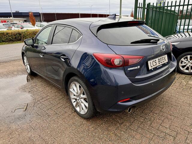Mazda 3 2.0 SkyActiv-G 120 GT-M Sport | Automaat | Half Leer | Deep Crystal Bleu | Face-Lift | Dealer Onderhouden | Trekhaak optie | % Bovag Occasion Partner %