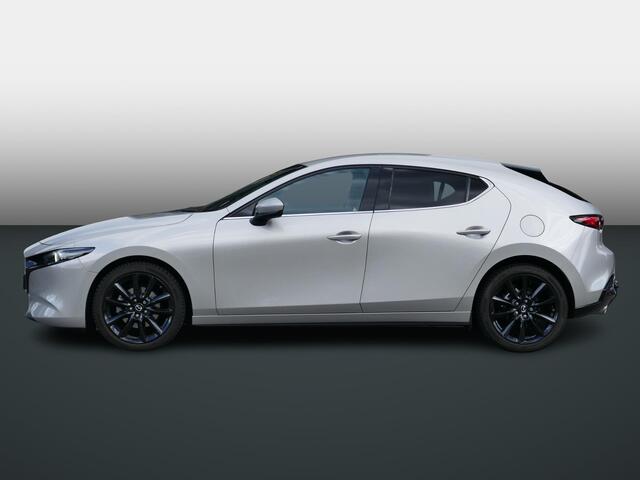 Mazda 3 2.0 e-SkyActiv-X M Hybrid 186 Exclusive-line | Apple Carplay/Android Auto | Adaptieve Cruise | Afneembare Trekhaak | 360 Camera | BOSE | Stoel/Stuurverwarming |