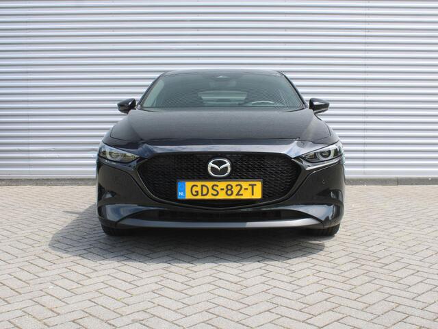Mazda 3 2.0 e-SkyActiv-X M Hybrid 6MT 186PK Exclusive-line | Leder | Heads-Up Display | Keyless | Bose Audio | 360° Camera | Elek. stoelverstelling + geheugen | Navi |