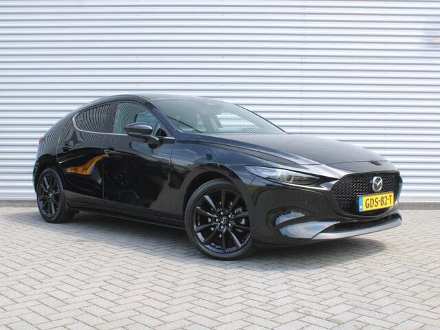 Mazda 3 2.0 e-SkyActiv-X M Hybrid 6MT 186PK Exclusive-line | Leder | Heads-Up Display | Keyless | Bose Audio | 360° Camera | Elek. stoelverstelling + geheugen | Navi |