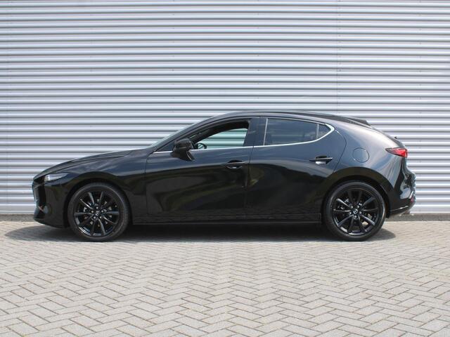 Mazda 3 2.0 e-SkyActiv-X M Hybrid 6MT 186PK Exclusive-line | Leder | Heads-Up Display | Keyless | Bose Audio | 360° Camera | Elek. stoelverstelling + geheugen | Navi |