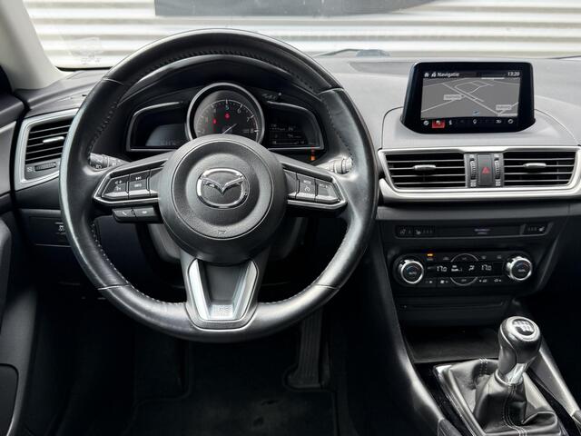 Mazda 3 2.0 SkyActiv-G 120 SkyLease GT 1e Eigenaar|Navi|Camera|Clima|Stoel+stuurverw|Cruise|Elek ramen|APK tot 06-2027