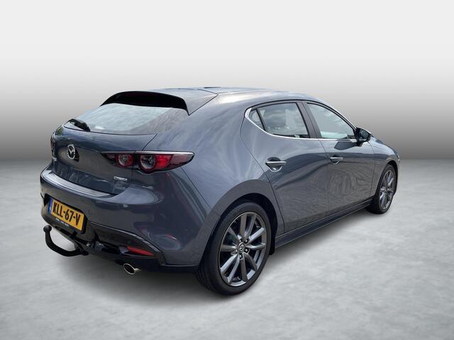 Mazda 3 2.0 e-SkyActiv-G M Hybrid 122 Comfort , Trekhaak, Stuur/Stoelverwarming, Camera, Adap.Cruise, Apple Carplay, Android Auto, LMV 18 Inch, HUD, BSM, PDC, LKA,