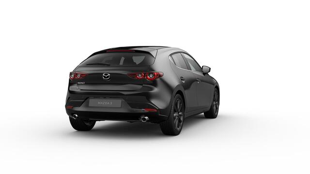 Mazda 3 Nagisa | 7-inch digitale meterset | Achteruitrijcamera | Active Driving Display (ADD), projectie in de voorruit: kleuren head-up display met belangrijkste rij-informatie