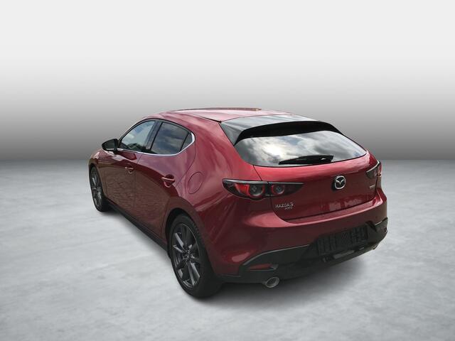 Mazda 3 2.0 e-SkyActiv-X M Hybrid 180 Luxury AWD , Automaat, I-Activsense, 360 View, Leder, 18 Inch LMV, Bose, Apple Carplay, Clima, Adap. Cruis, Navi, Stuur/Stoelverwarming, LKA, SCBS, SBS